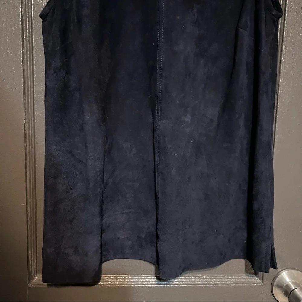100% leather J. Crew Top
